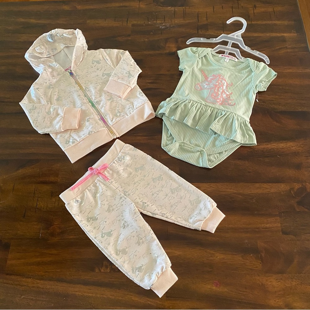 Nannette Unicorn Baby Girl Set
